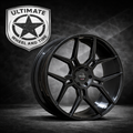 SET OF 4  22x9" GIOVANNA HALEB GLOSS BLACK WHEELS 5X120 ET 30 74.1