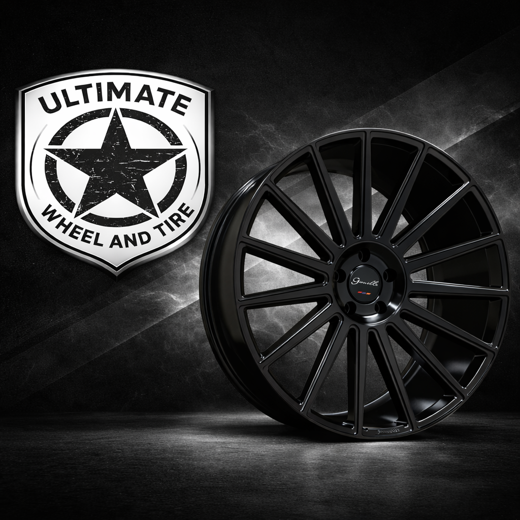 Set of 4 Gianelle 20" Verdi Gloss Black 20x9 ET 35 5X112