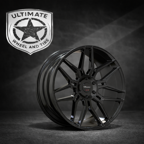 SET OF 4 20" GIOVANNA BOGOTA  GLOSS BLACK 20x9 ET35 5X112